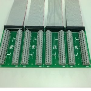 Blocco schede interc. "flat cable/morsetti"